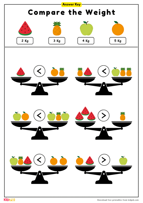 Compare the Weight Activity With Objects - Image 2