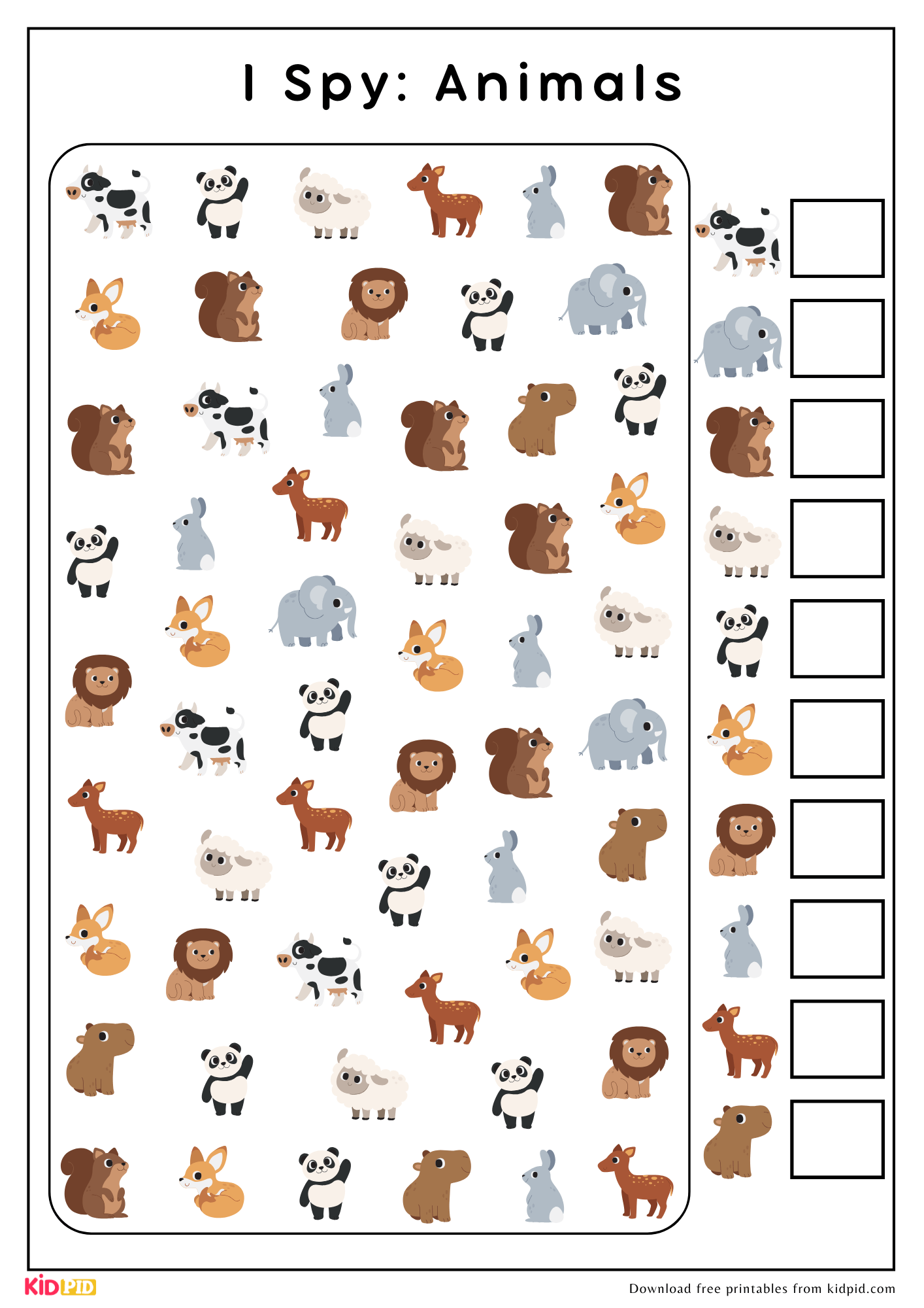 I Spy Game Activities For Kindergarten