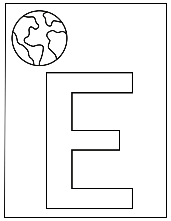 A to Z Coloring Worksheet for Kids - Image 3