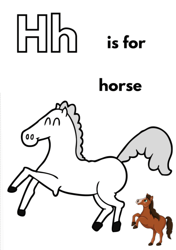 A to Z Alphabet Animals Coloring Worksheet for Kids - Image 3