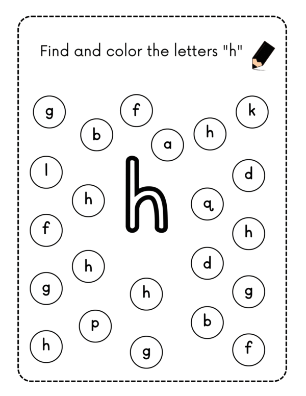 Identify Alphabet Activity Worksheets for Kids - Image 4