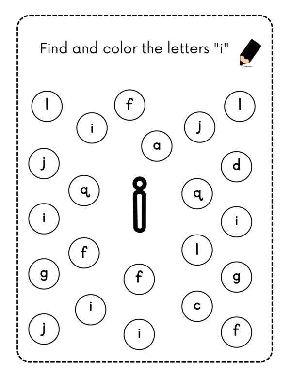 Identify Alphabet Activity Worksheets for Kids - Image 5