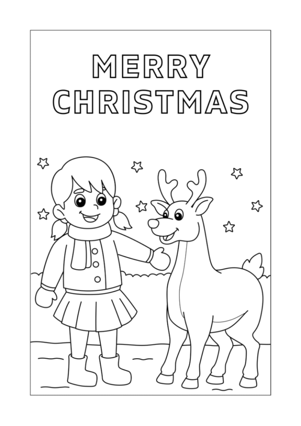 Christmas Coloring Worksheets for Kids - Image 2