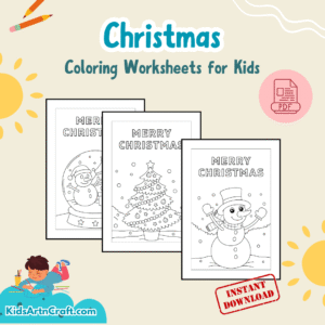 Christmas Coloring Worksheets for Kids