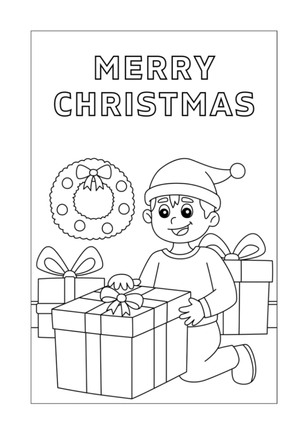 Christmas Coloring Worksheets for Kids - Image 3