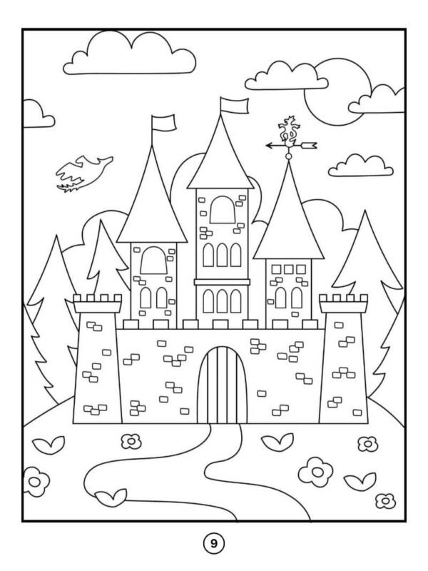 Landscape Coloring Worksheets - Image 2