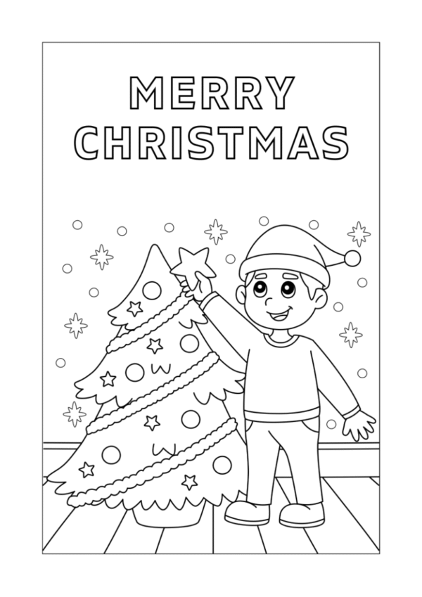 Christmas Coloring Worksheets for Kids - Image 4