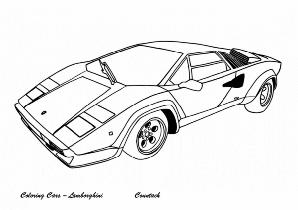 Car Coloring Worksheets for Kids - Image 2