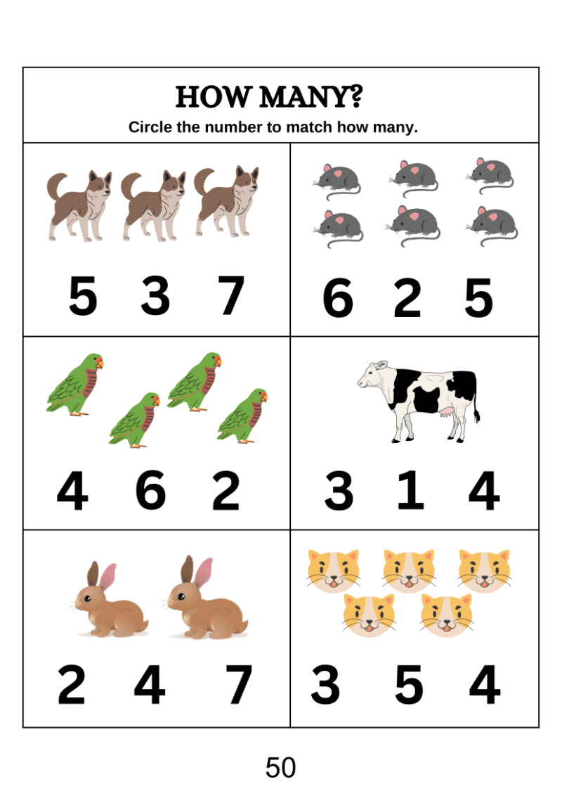 Counting Upto 10 Worksheet - Image 2