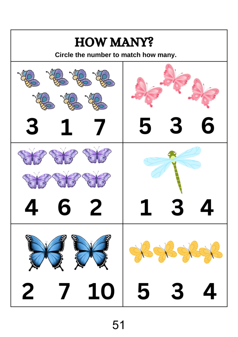 Counting Upto 10 Worksheet - Image 3