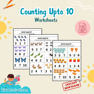 Counting Upto 10 Worksheet