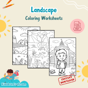 Creative Landscape Coloring Worksheets