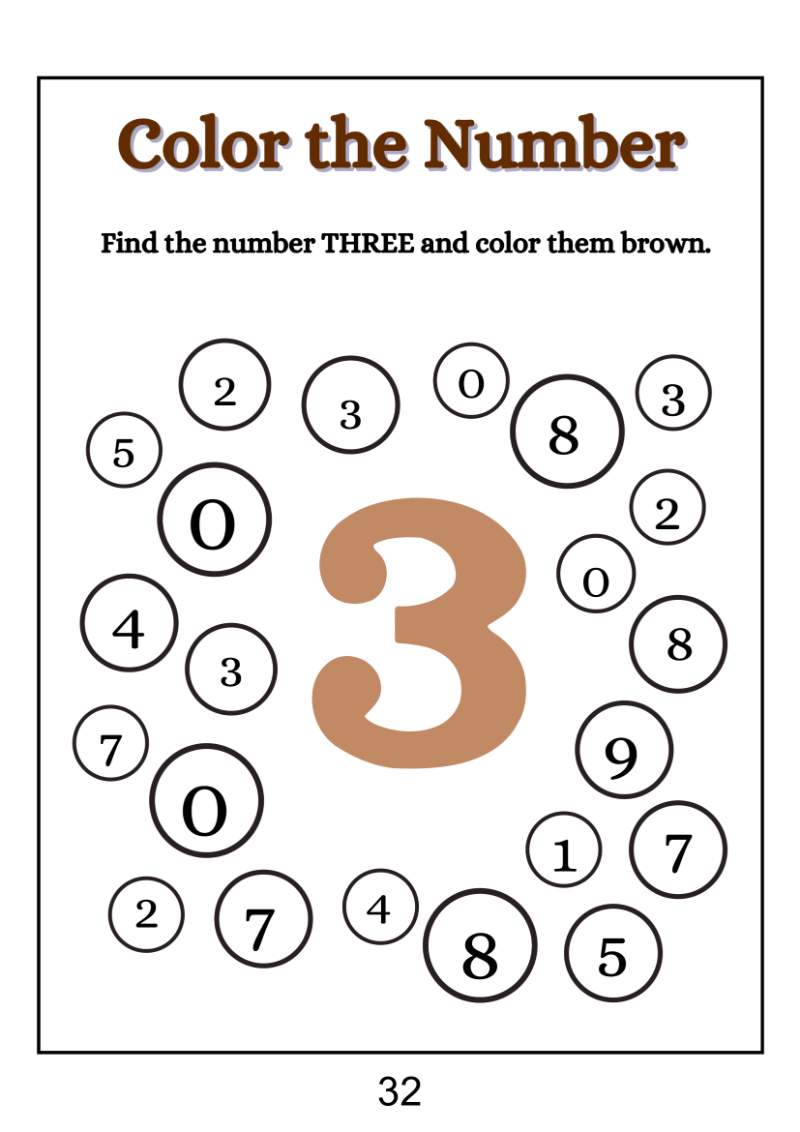 Find And Color The Number - Image 2