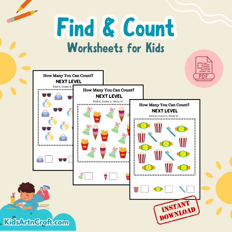 Find And Count Worksheet