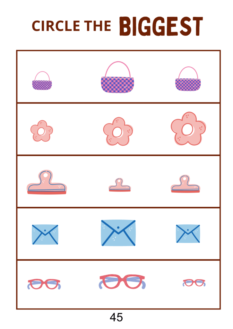 Find The Biggest Worksheet - Image 2
