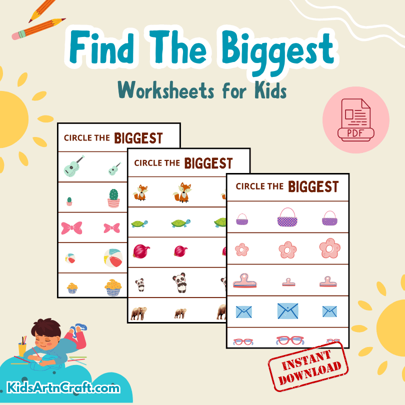 Find The Biggest Worksheet