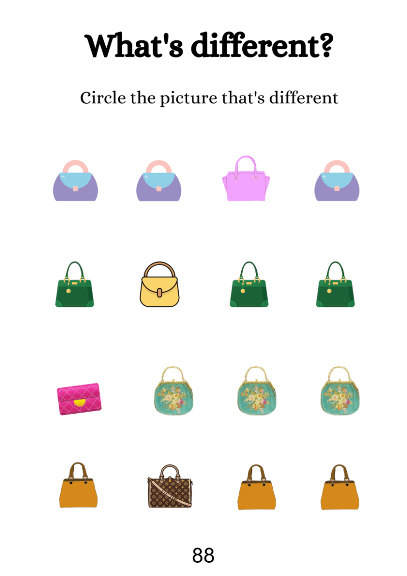 Find Different Picture Worksheet - Image 4