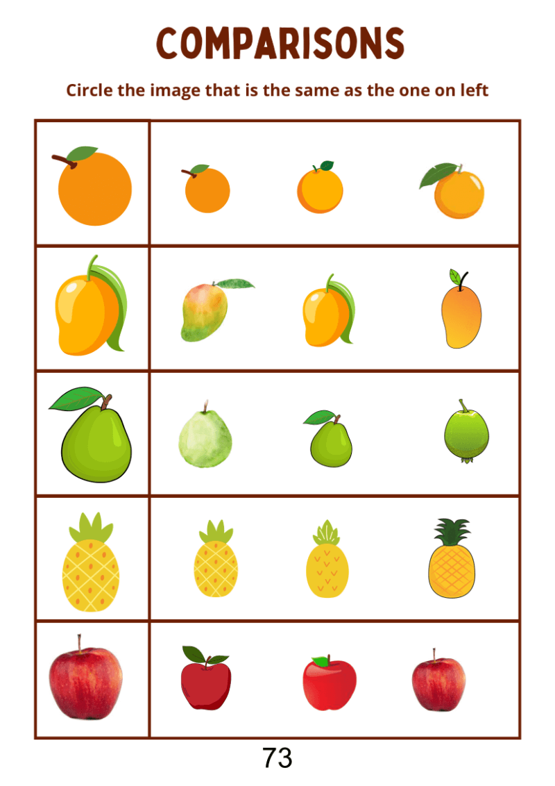 Find The Same Picture Worksheet - Image 3