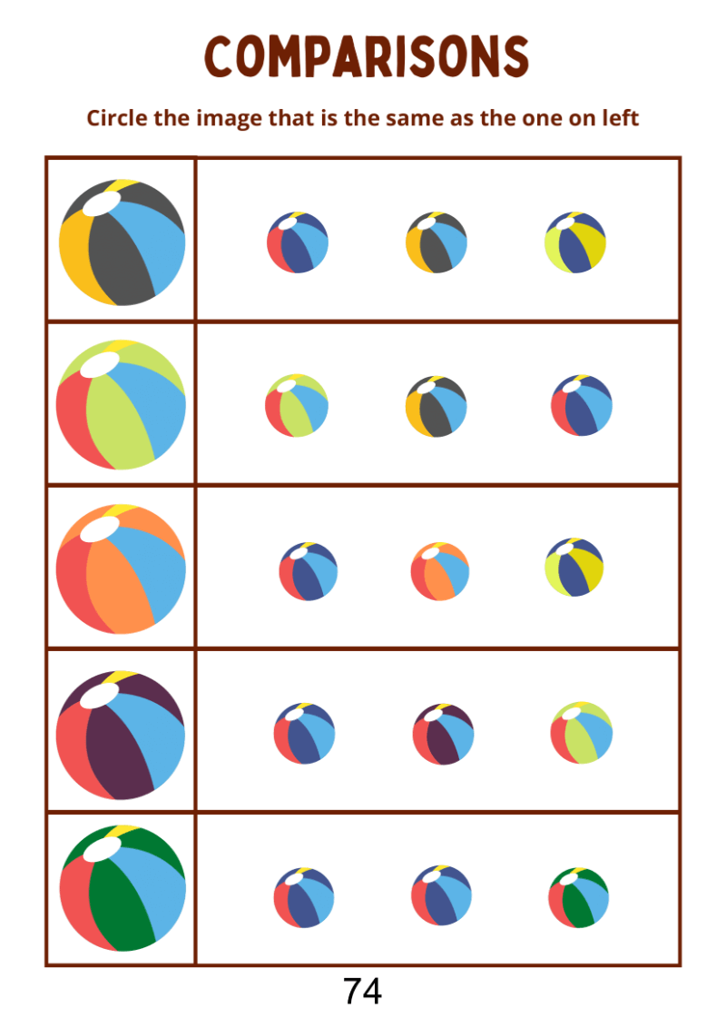 Find The Same Picture Worksheet - Image 4