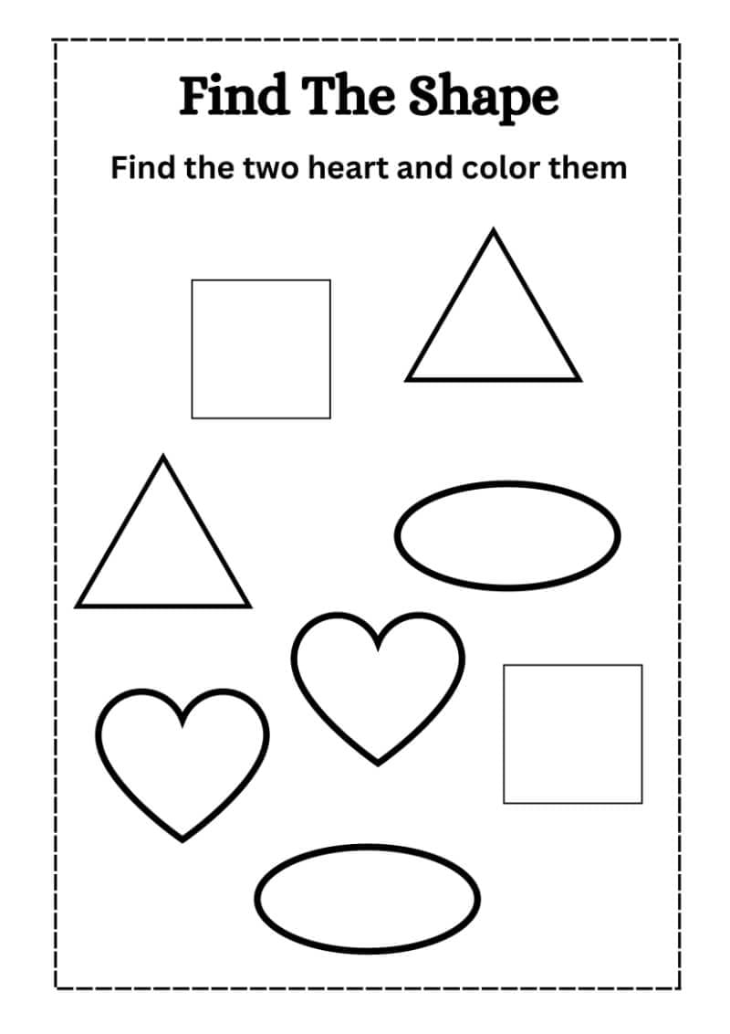 Find the Shapes Worksheet - Image 2
