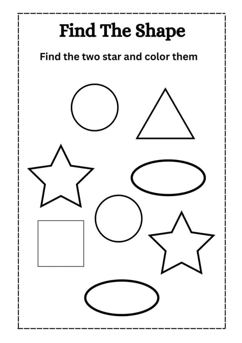 Find the Shapes Worksheet - Image 5