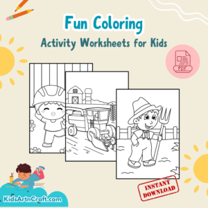 Fun Coloring Activity Worksheets for Kids