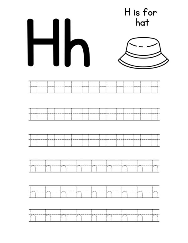 ABC Coloring and Tracing Worksheets - Image 5