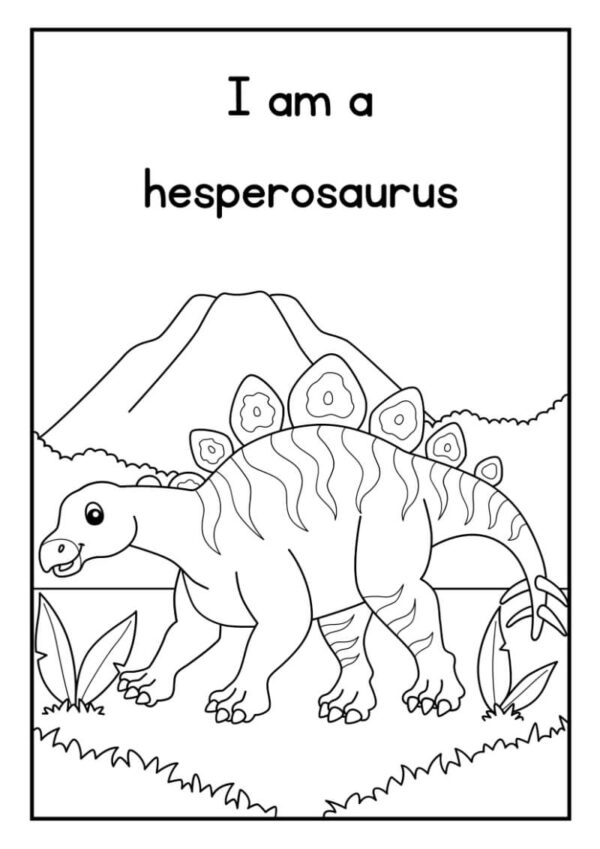 Dinosaurs Coloring Printable Worksheets - Image 4