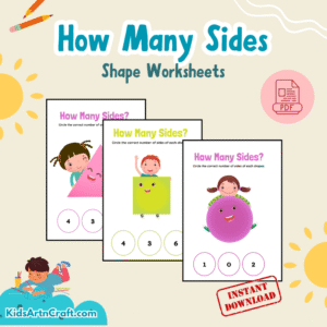 How Many Sides in Shapes Worksheet