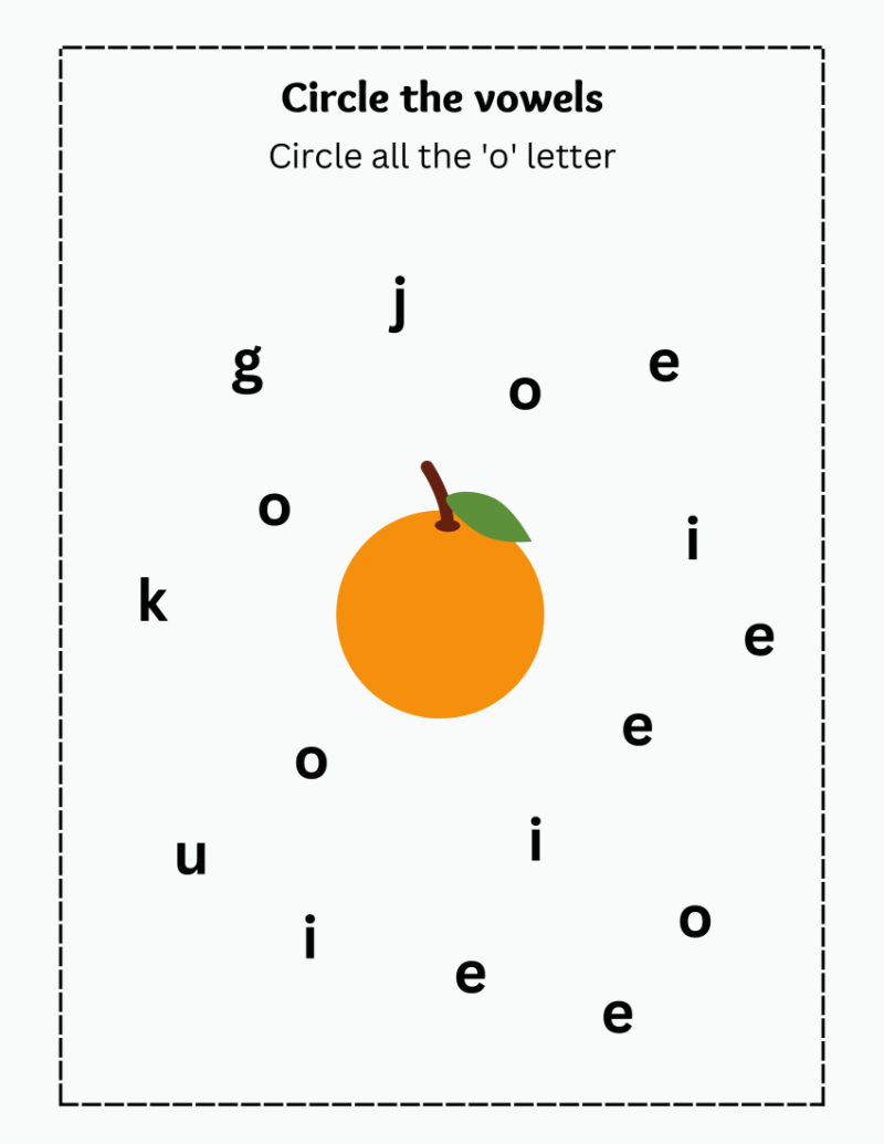 Identify the Vowels Worksheet - Image 3