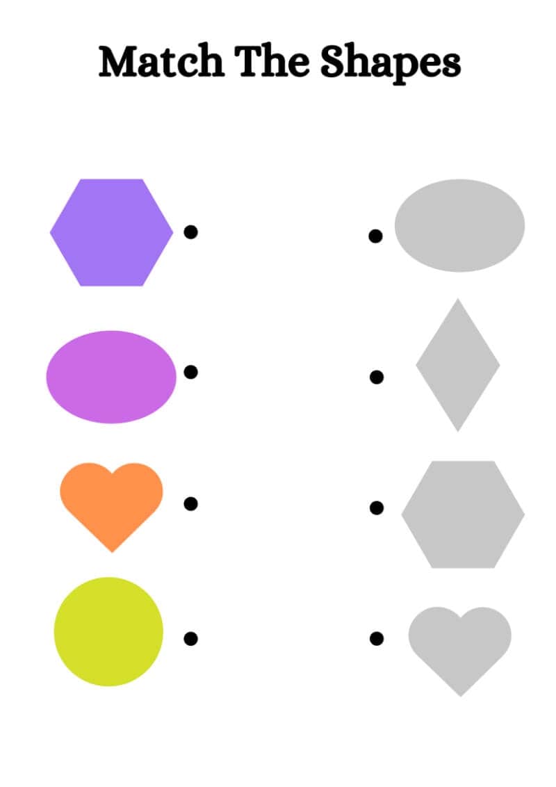 Match Shapes with Shadow Worksheet - Image 3