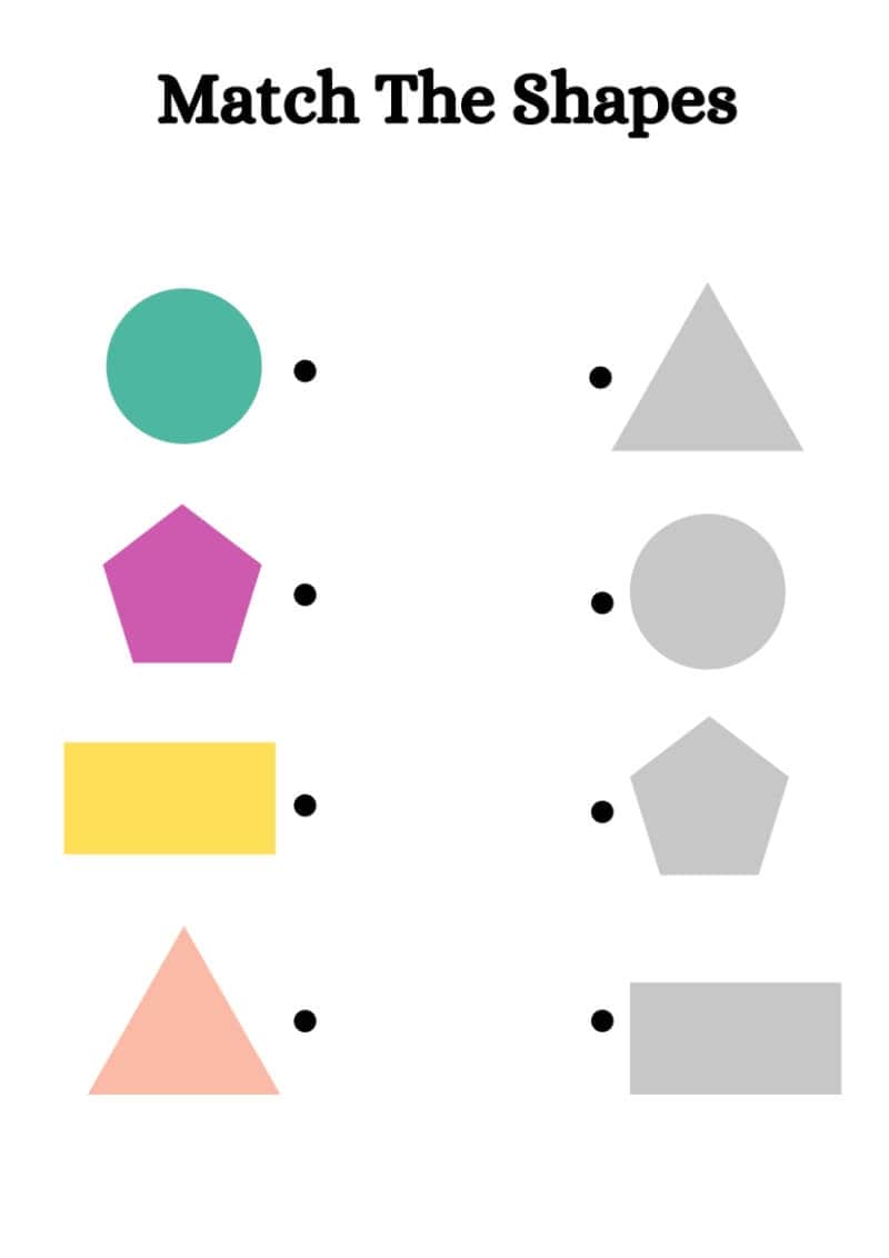 Match Shapes with Shadow Worksheet - Image 5