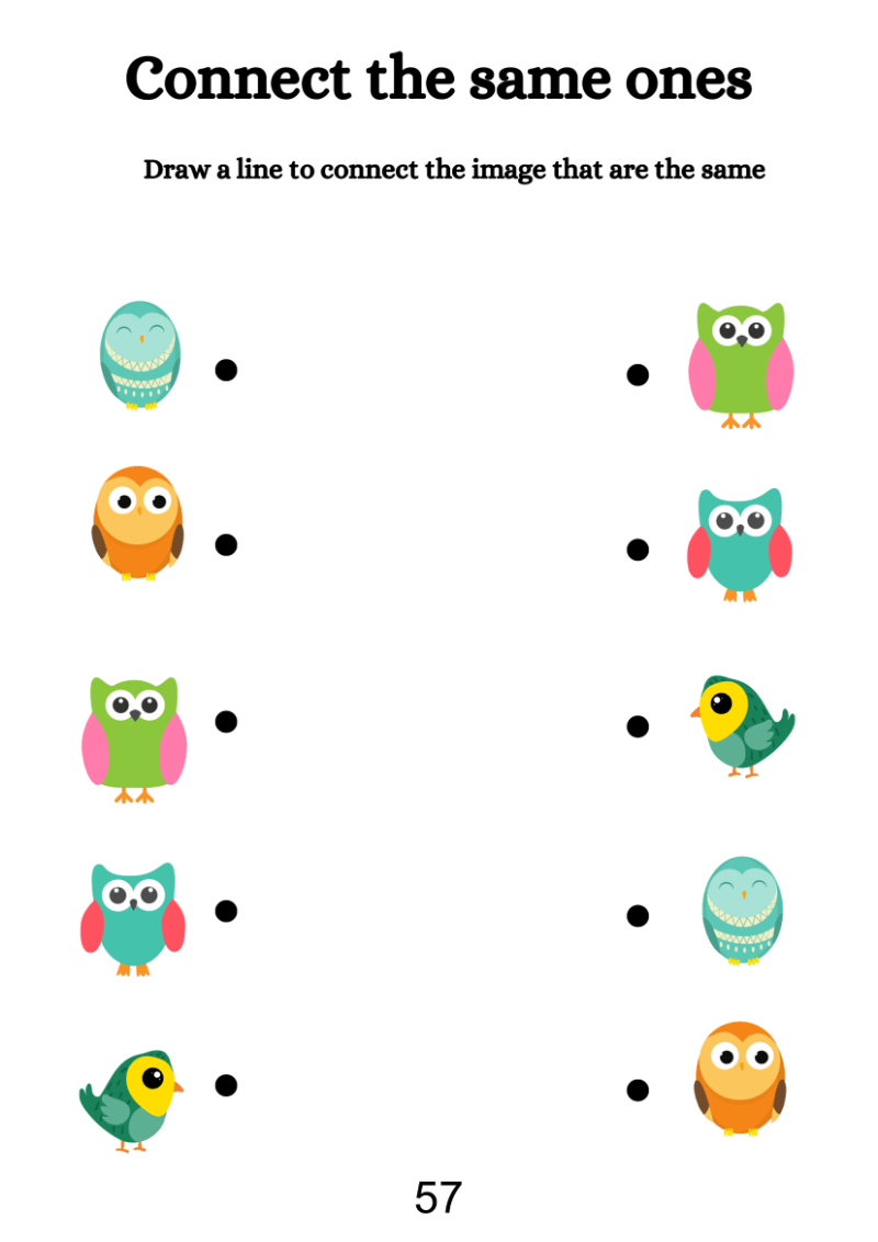 Match The Same Picture Worksheet - Image 2