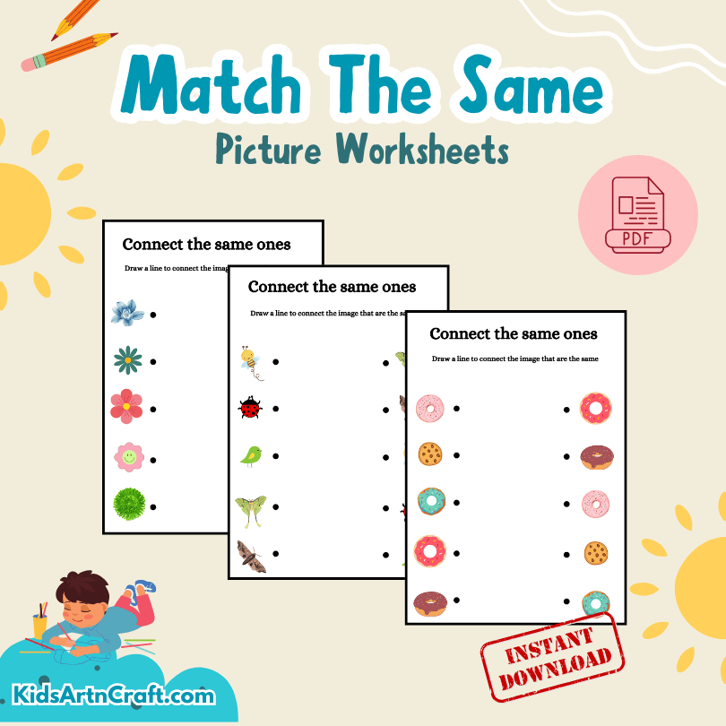 Match The Same Picture Worksheet