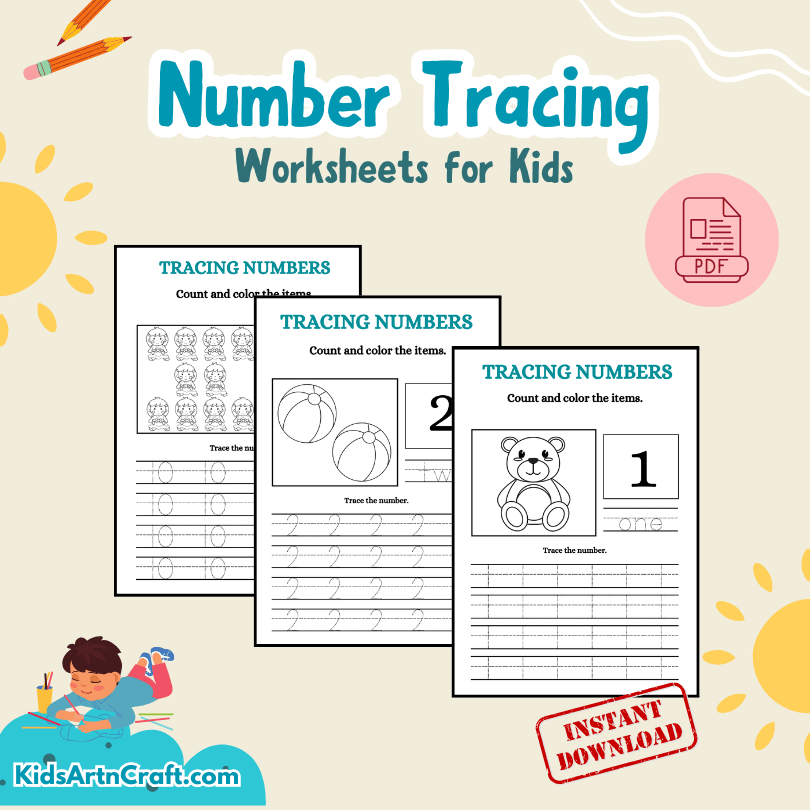 Number Tracing Worksheet