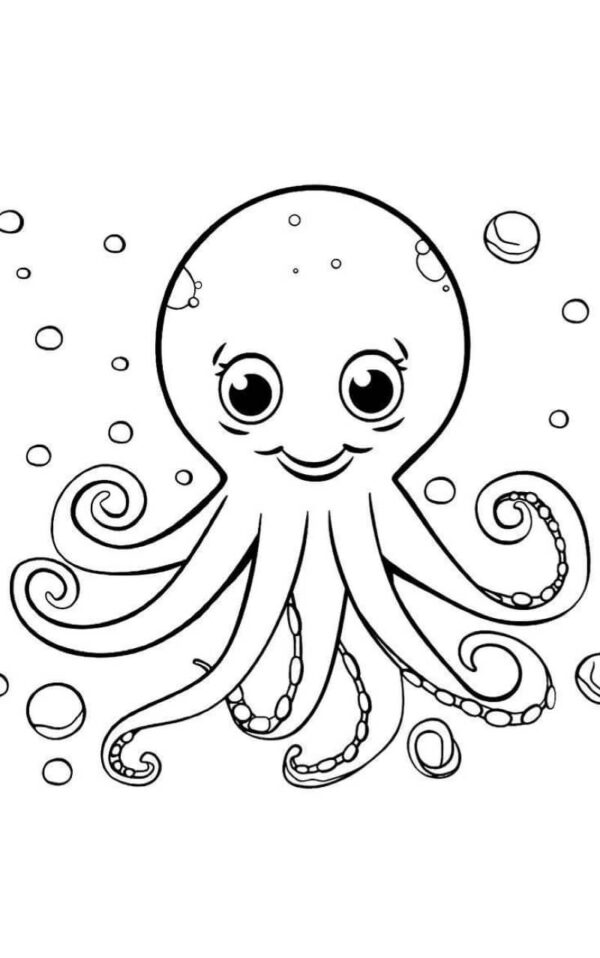 Animals Coloring Worksheets for Kids - Image 3