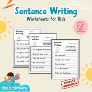 Sentence Writing Worksheet