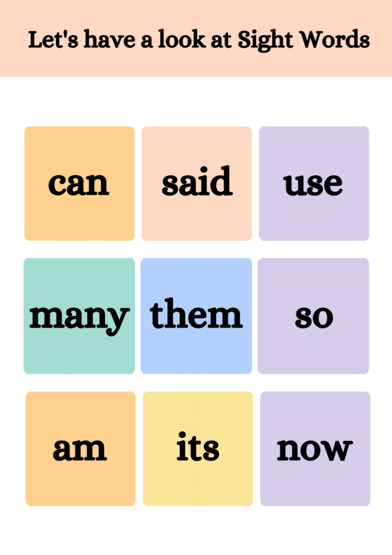 Sight Word List - Image 2