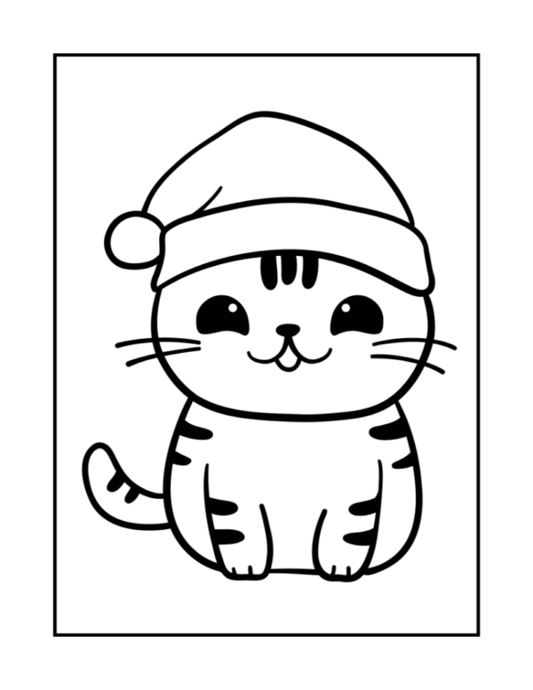 Cat Coloring Printable Worksheets - Image 5