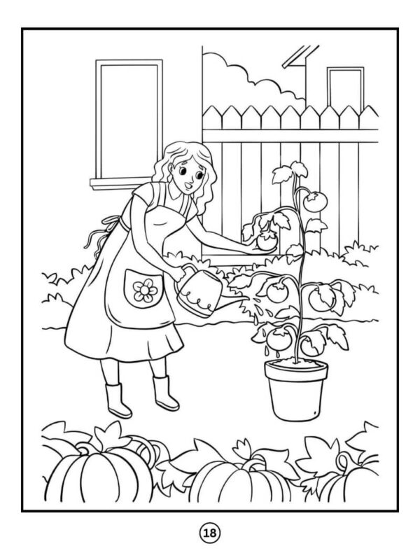 Landscape Coloring Worksheets - Image 5
